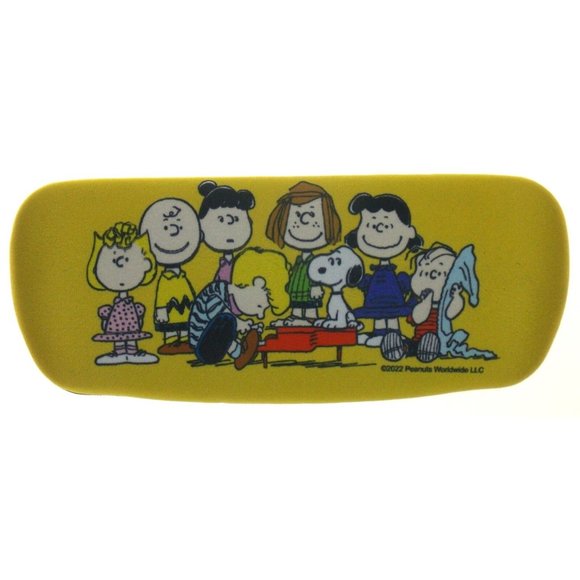 Peanuts Snoopy Eyeglass Hard Case Lens Cloth Licensed Eye Sun Glasses Padded - Picture 3 of 5
